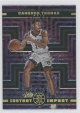 2021-22 Panini Illusions Instant Impact Emerald Cameron Thomas #22 0wc9