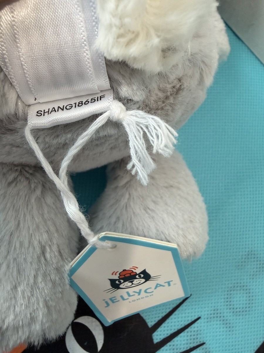 AUTHENTIC‼️ NWT Jellycat Blossom Silver Bunny Bloom Small 7