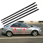 4PCS For Mazda 6 2004-2012 Door Weatherstrip Window Moulding Trim Seal Belt Kit