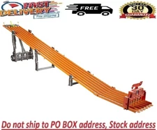 Hot Wheels Super 6-Lane Raceway 1:64 8 Feet Of Racing Action Six Lane Race Car