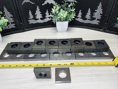 40 QTY! BULK LOT- Very Heavy Duty Square 2  X 2  X 1/2  Thick Washer Washers HD