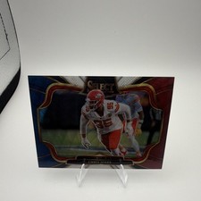 2025 Panini Select Football Red White Blue Prizm Field Level Chris Jones #85/99