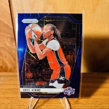 Ariel Atkins 2024 Panini Prizm WNBA Blue Velocity Prizm #56 Mystics