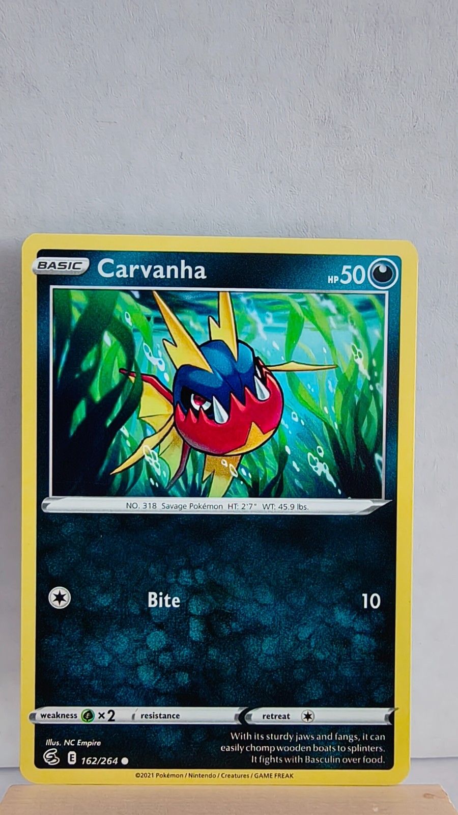 Carvanha [LP] - Pokemon TCG Fusion Strike 162/264 [Common]