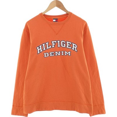 Vintage 90'S Tommy Hilfiger Jeans logo sweatshirt size M men's