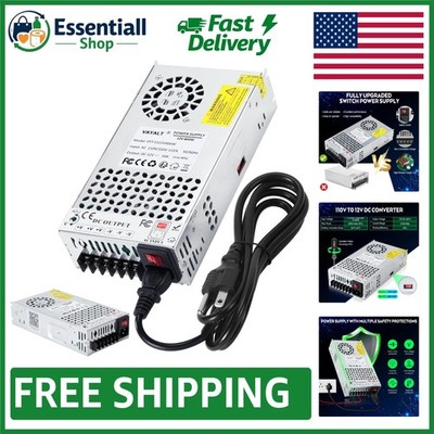 600W DC 12V Switching Power Supply - Universal AC to DC Converter for Home & DIY