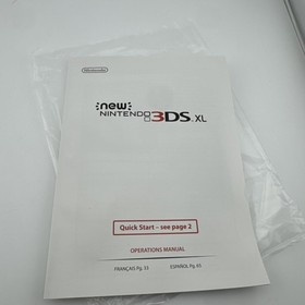 Nintendo New 3DS XL Galaxy Style Box W/ Manual & AR Cards Sealed - No Console