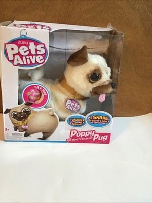 Pets Alive Poppy the Booty Shakin  Pug   Dancing Plush Puppy by ZURU Damaged Box
