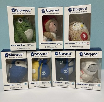 Storypod Crafties Audio Characters Lot of 7 NIB New