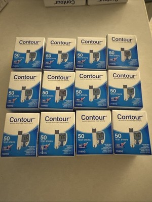 CONTOUR Blood Glucose Test Strips 600ct 7090G NO Coding, EXPIRED