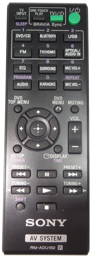 Sony RM-ADU162 DAV-DZ350 DAV-DZ650 DAV-DZ950 3790₽