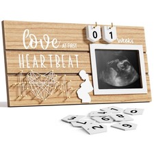 Sonogram Picture Frame,Baby Ultrasound Picture Frames With Pregnancy Countdow...