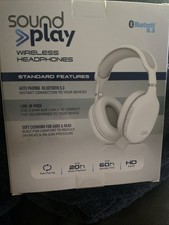 sound play wireless headphones Bluetooth 5.3 NIB