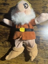 Disney Doc Snow White Mini Bean Bag Plush Toy 7 Seven Dwarf Dwarfs 9 " Inch