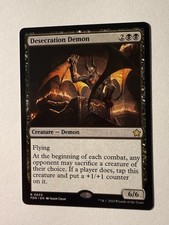 Desecration Demon #603 (NM) Foundations FDN Magic MTG