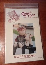 Vintage Twice As Nice Designs 132 Pattern For Billy Bernard 12 Doll 5 Dog