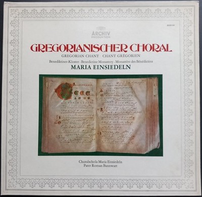 Gregorian Chant, CHORALSCHOLA MARIA EINSIEDELN, DGG Archiv, STEREO