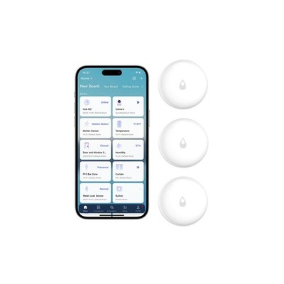 Aqara Water Leak Sensor 3 Pack, Zigbee Wireless Water Leak Detector... Fast Ship