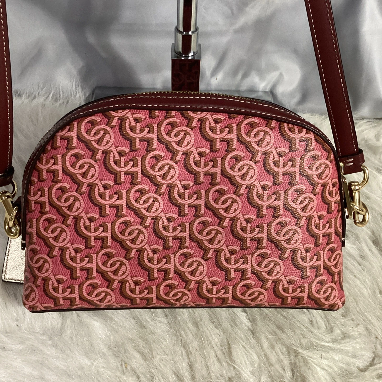 Coach Madi tracolla firma Rouge stampa monogramma B23202 CF343 BELLA (30)