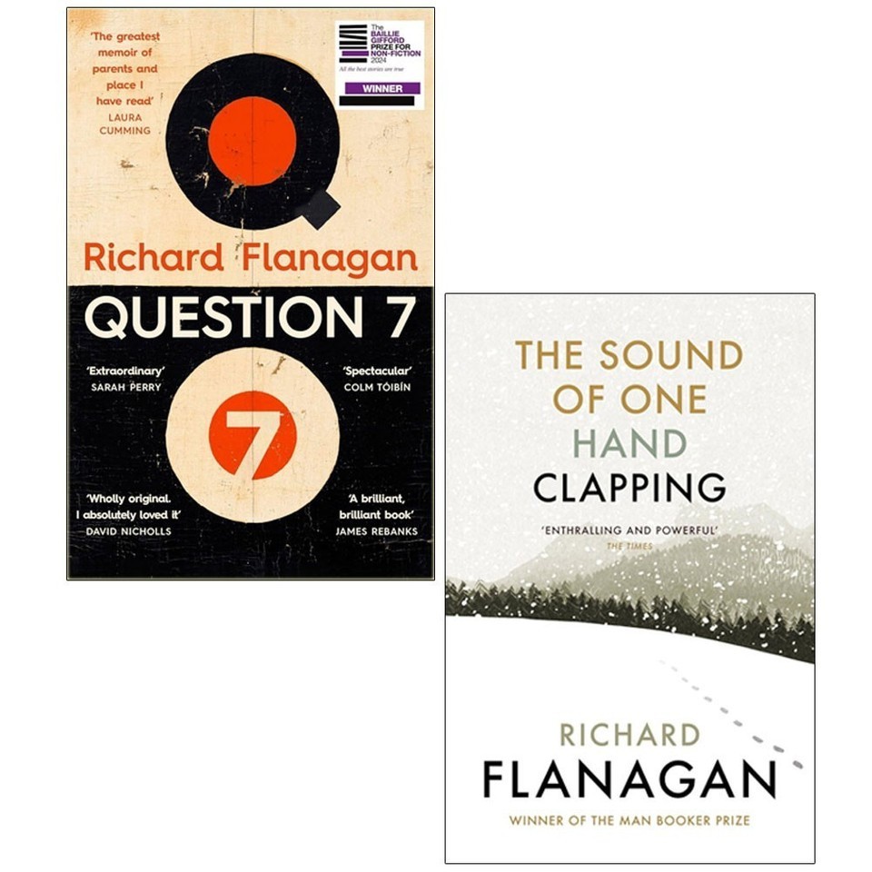 Richard Flanagan Collection 2 Books Set  Sound of One Hand Clapping,Question 7