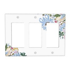 LuHuoLu Decorative Outlet Covers Retro Morris Strawberry Rustic Plant Bird 3 ...