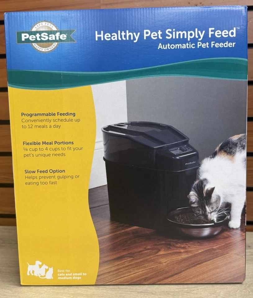 PetSafe Healthy Pet Simply Feed Automatic Dog and Cat Feeder Dispenses Dog Food - Image 2 of 4