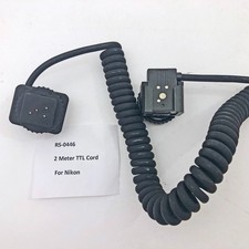 RPS Studio Dedicated TTL Flash Cord for Nikon Cameras 2 Meter