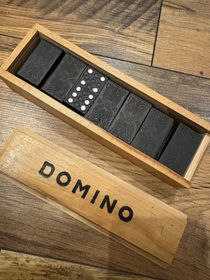 Domino Holzsteine - Altes Spiel