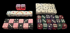 Lot of 53 Dice Different Colors and Sizes