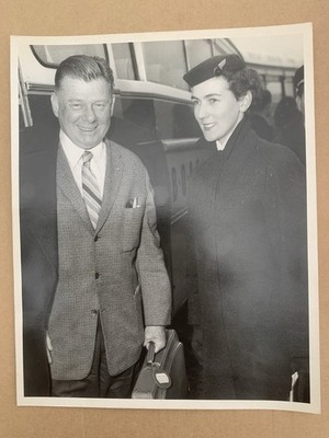 Arthur Godfrey Beryl Streitkolben Candid Still Werbung Pressefoto doppeltes Gewicht 