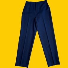 Vintage 80s Levi's High Waisted Straight Leg Pants Sz 29x30 Trousers Navy Blue