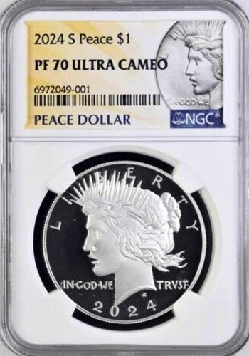 2024 S Peace Dollar NGC PF 70 Ultra Cameo