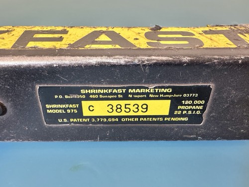 Shrinkfast Model-975 Schrumpfpistole Folien-Schrumpfgerät - Bild 7 von 9