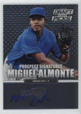 2013 Prizm Perennial Draft Picks Prospect Signatures Miguel Almonte #82 Auto r9d