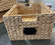 OPEN BOX - 12.5 x 17 x 5 Pantry Baskets, Natural - Set of 4