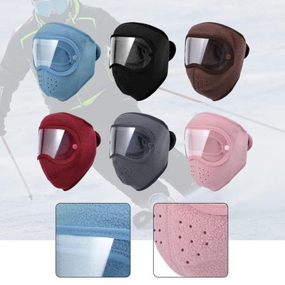 Wintermaske aus Fleece für kaltes Wetter, Gesichtsmaske für Männer und