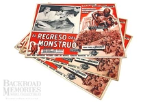 Lot of Vtg (1955) "Revenge of the Creature" 16x12 Lobby Cards (3), by UI (MX)
