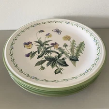 Studio Nova Garden Bloom Dinner Plates 10 7/8" Butterfly Floral Y2372 Lot of 4