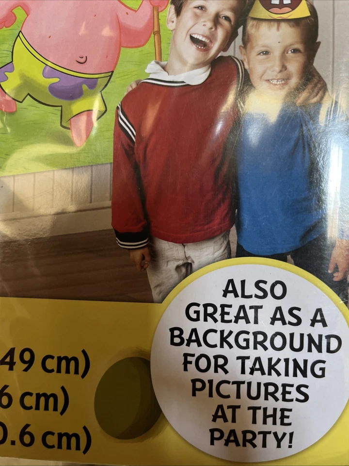 SpongeBob Square Pants  Giant Scene Setter Wall Decorating Kit  5 Piece Set 6 Ft - Image 4 of 4