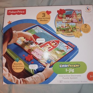 Fisher-Price Little People I-Jig Interactive Electronic Puzzle Sounds