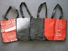 Lululemon Reusable Shopping Tote Bags (4) Large Totes Different Designs #2