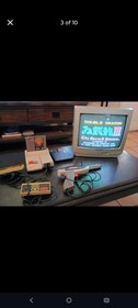 Nintendo NES-101 Top Loader Console Tested & Working With 10 Games