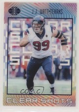 2019 Panini Illusions Clear Shots Blue 44/299 JJ Watt #CS-JW 0c2