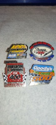 Vintage Lot Of 4 NASCAR Pins Bristol Martinsville Richmond Raceway