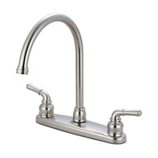 Olympia Faucets K-5340 Accent 1.5 GPM Widespread Kitchen Faucet - Nickel