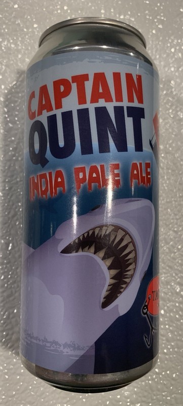 CAPTAIN QUINT JAWS GREAT WHITE SHARK MOVIE NAUTICAL FISHING CRAFT BEER WEEK CAN
