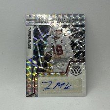 Tanner McKee 2023 Panini Prizm Auto Mosaic Draft Picks Silver SP Eagles X