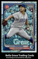 2024 Bowman Chrome Shota Imanaga #41 Chicago Cubs Mojo Refractors Rookie MLB 