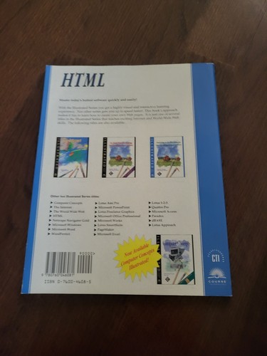 HTML Illustrated Brief 1995 Introduction Reding Paperback Rare Early Internet - Foto 5 di 5