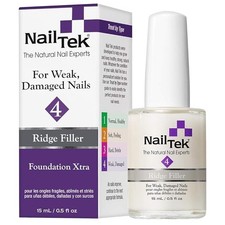 Nail Tek - Foundation Xtra 4 - Ridge Filler - 0.5oz / 15ml pack of 2